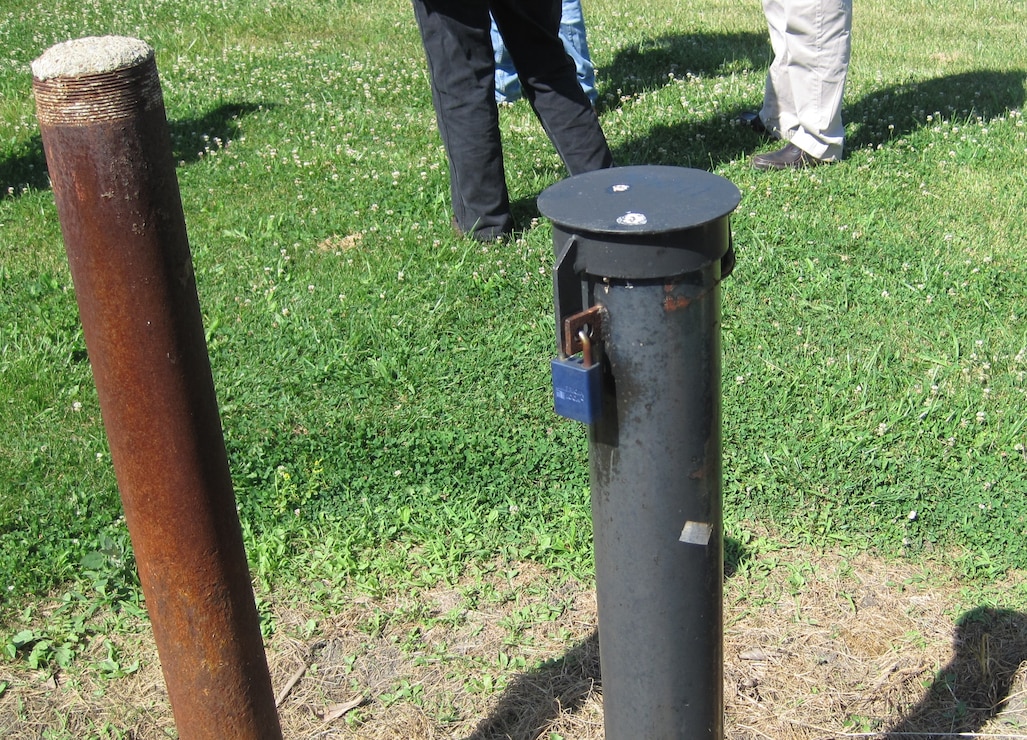 Monitoring wells at Wilkins AFS