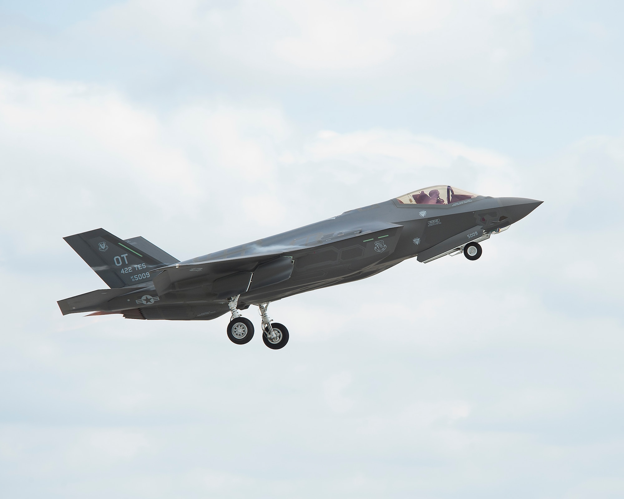 The F-35 Lightning II is scheduled to begin arriving at Nellis Air Force Base, Nev. Feb. 28. The F-35 will be used for developmental test support, force development evaluation and supporting operational test aircraft at Edwards Air Force Base, Calif.(photo curtsey of Lockheed Martian) 