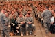 SOUTHWEST ASIA -- Air Force Chief of Staff Mark A. Welsh III and Chief Master Sgt. of the Air Force James Cody speak with Airmen and Soldiers deployed to the 380th Air Expeditionary Wing during an Airman’s Call, Feb. 7, 2013. Welsh and Cody visited the 380th Air Expeditionary Wing during a multi-base tour to meet with Airmen who are deployed throughout the U.S. Central Command area of responsibility. (U.S. Air Force photo/Tech. Sgt. Christina M. Styer)