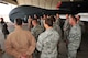 SOUTHWEST ASIA -- Air Force Chief of Staff Gen. Mark A. Welsh III discusses the role and importance of the intelligence, surveillance and reconnaissance capabilities of the 99th Expeditionary Reconnaissance Squadron, Feb. 7, 2013. Welsh and Chief Master Sgt. of the Air Force James Cody visited the 380th Air Expeditionary Wing during a multi-base tour to meet with Airmen who are deployed throughout the U.S. Central Command area of responsibility. (U.S. Air Force photo/Tech. Sgt. Christina M. Styer)