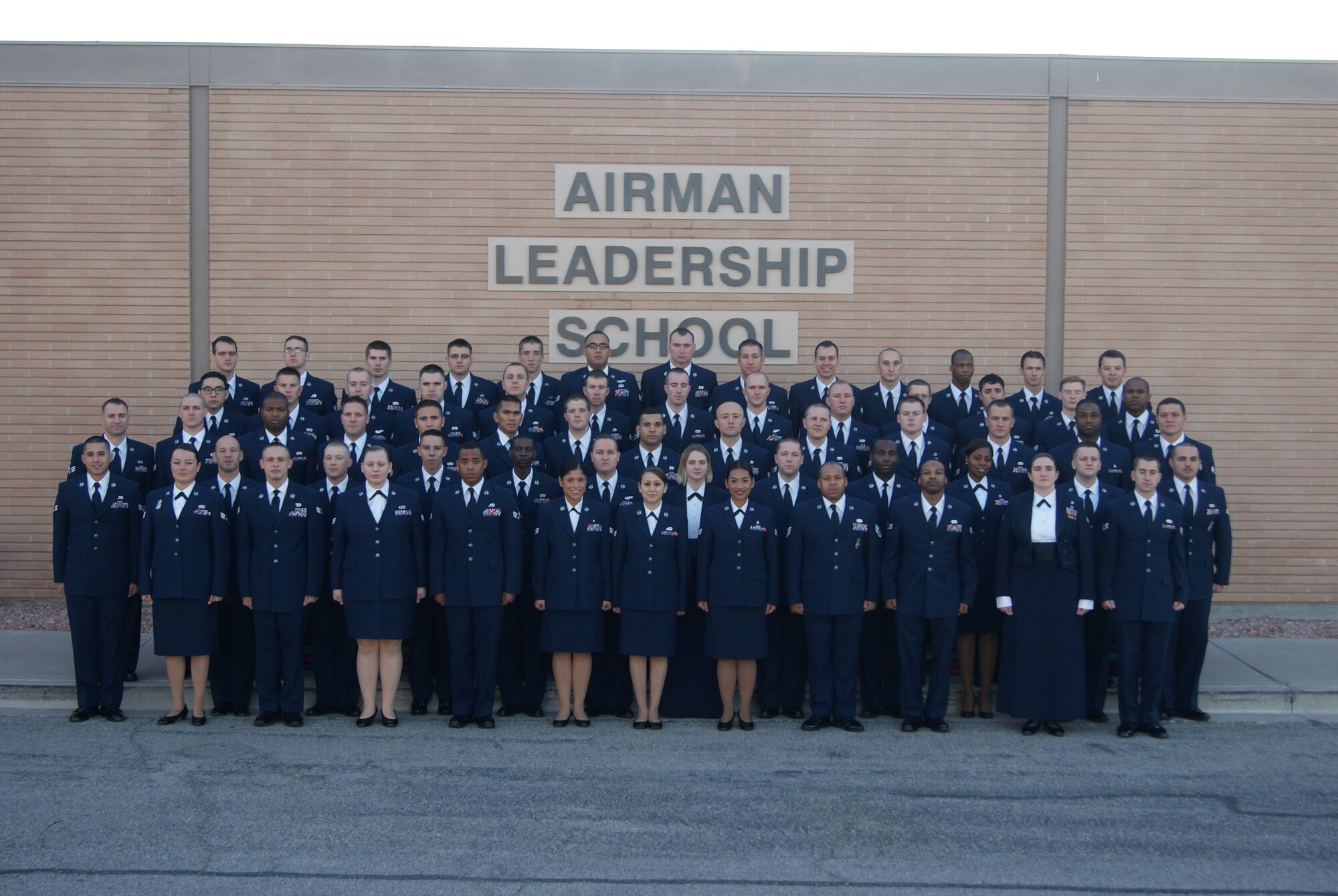 Sixty four Airmen completed their first Professional Military Education milestone by graduating Airman Leadership School Class 13-B on Feb. 13, 2013.

Class 13-B’s Award winners are:
John L. Levitow Award:      Senior Airman Joshua Biedebach– 867th RS
Distinguished Graduates: 	Senior Airman Zachary Crisp – 42nd ATKS
		Senior Airman Eric Durbin – 22nd RS
                                          Senior Airman Brian Grieder- 563rd OSS
                                          Senior Airman Loren King– 99th MDSS
                                          Senior Airman Jose Reyes – 99th CES
Academic Achievement Award:  Senior Airman Eric Durbin – 22nd RS 
Leadership Award:  Senior Airman Michael Charles – 99th ABW