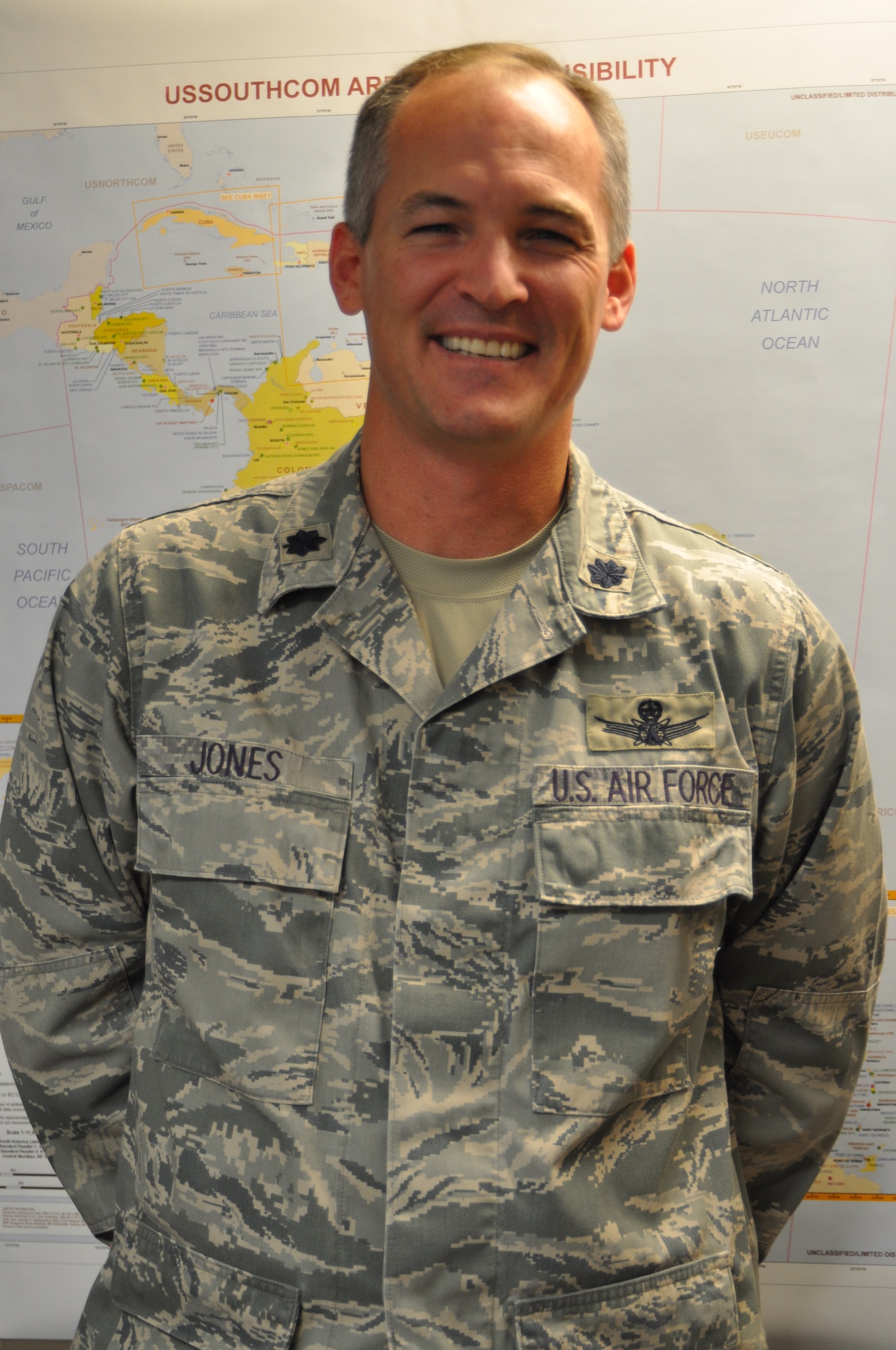 "My role in the Blue Flag exercise is to assist the commander in maintaining space superiority," said Lt. Col. Robert Jones, Director for Space Operations, 612th Air and Space Operations Center. "We provide  situational awareness on how space operations support our forces in the air and on the ground."    
