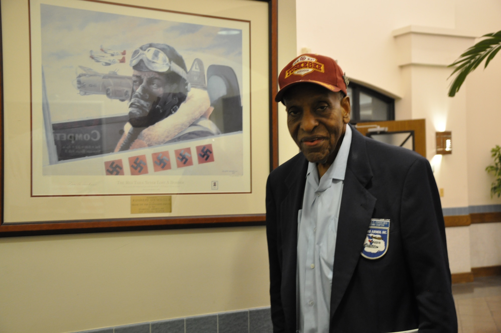 RANDOLPH AIR FORCE BASE, Texas – Dr. Granville Coggs, a documented original Tuskegee Airman, made history when he signed up to be a member of the Army Air Corps. He answered the national call as an aerial gunner, bombardier and pilot. (U.S. Air Force photo/ 1st Lt. Leanne Hedgepeth)