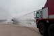 A combined group of firefighters  from the 8th Civil Engineer Squadron at Kunsan Air Base, Republic of Korea and from the Republic of Korea air force’s 38th Fighter Group race to the scene of a simulated burning aircraft and extinguish the fire during exercise Beverly Bulldog 13-2 at Kunsan Air Base, RoK, Feb. 14, 2013. After putting out the flames, firefighters from the partner nations rushed to the aircraft and rescued five survivors. (U.S. Air Force photo by Tech. Sgt. Michael Schocker/Released)