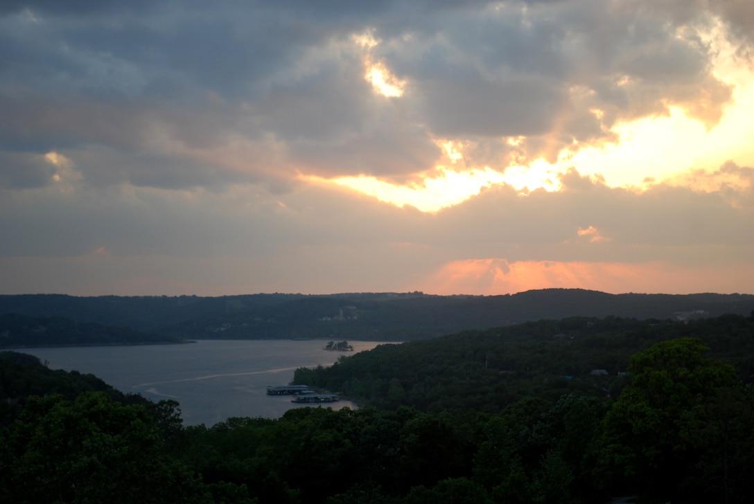Sunset Over Table Rock Lake 2012