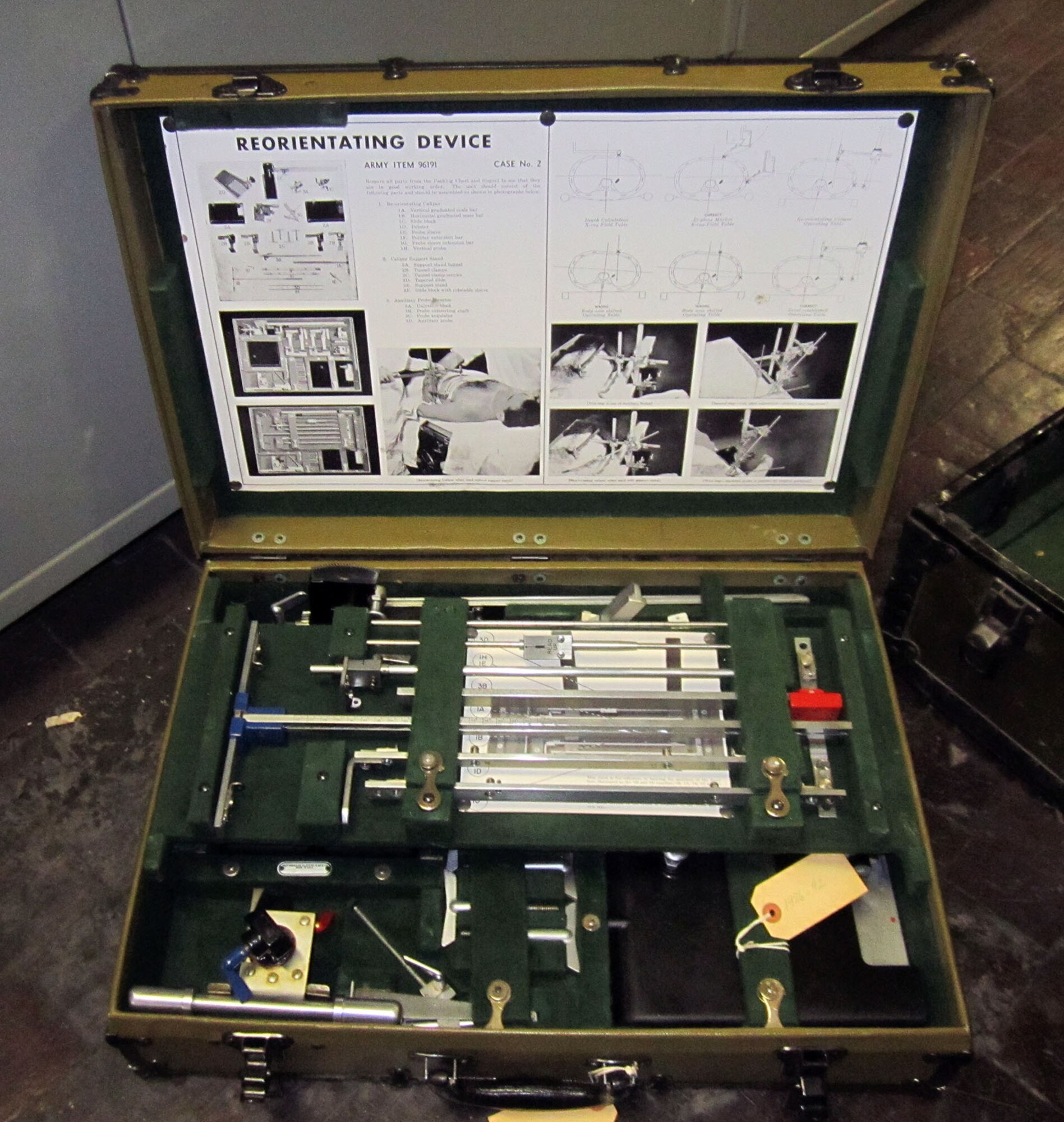This X-ray unit was manufactured by Westinghouse Electric & Manufacturing Co. and was used to locate foreign objects in human patients. (U.S. Air Force photo)
