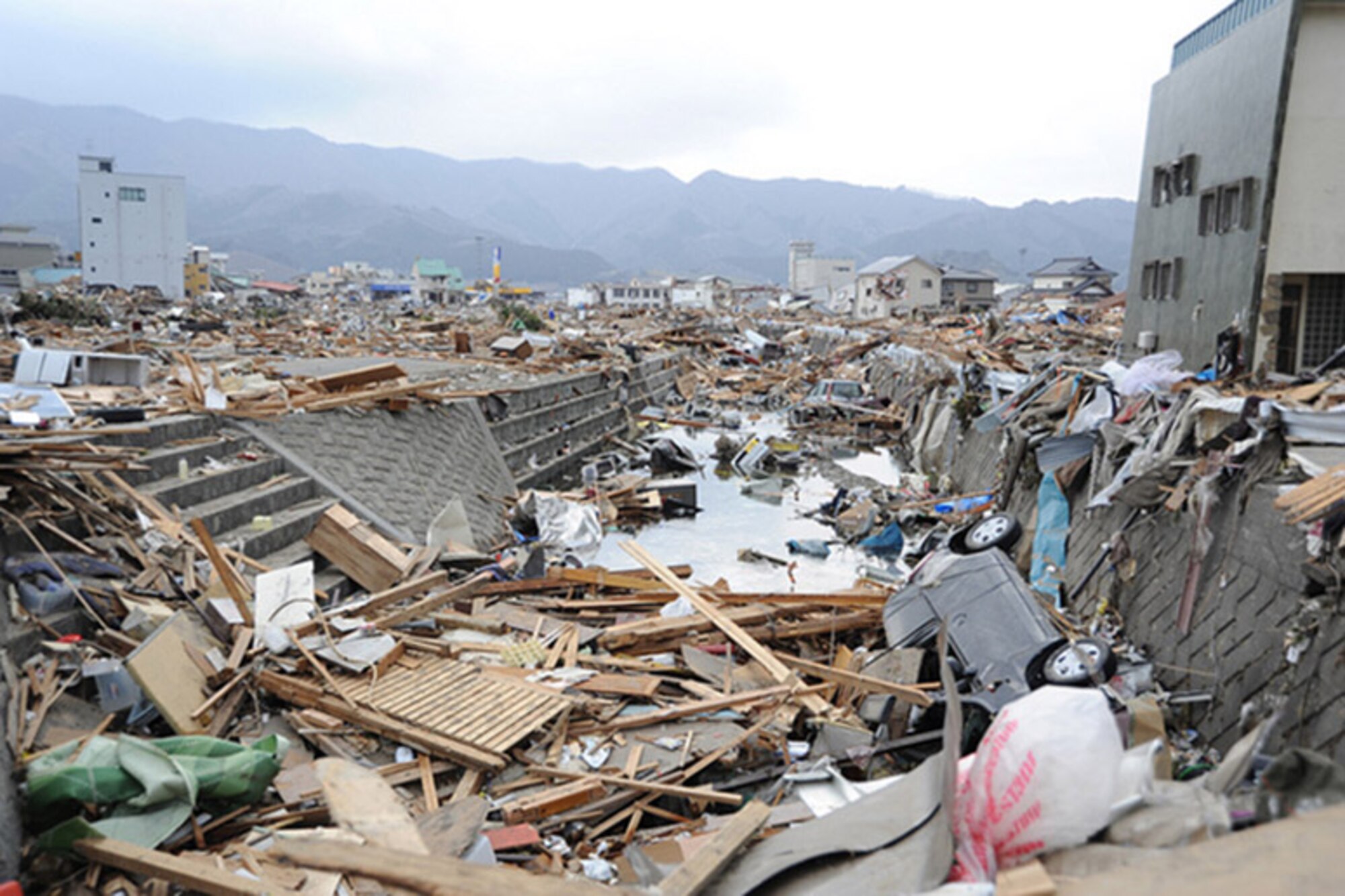 Falcon Crystal 2013 was a tabletop exercise designed to help  AFNORTH participants  think about response procedures to complex catastrophes, those events that wreak destruction and chaos 10 times worse than above. This destruction was the result of the Tomodachi earthquake in Japan. (Courtesy Photo)