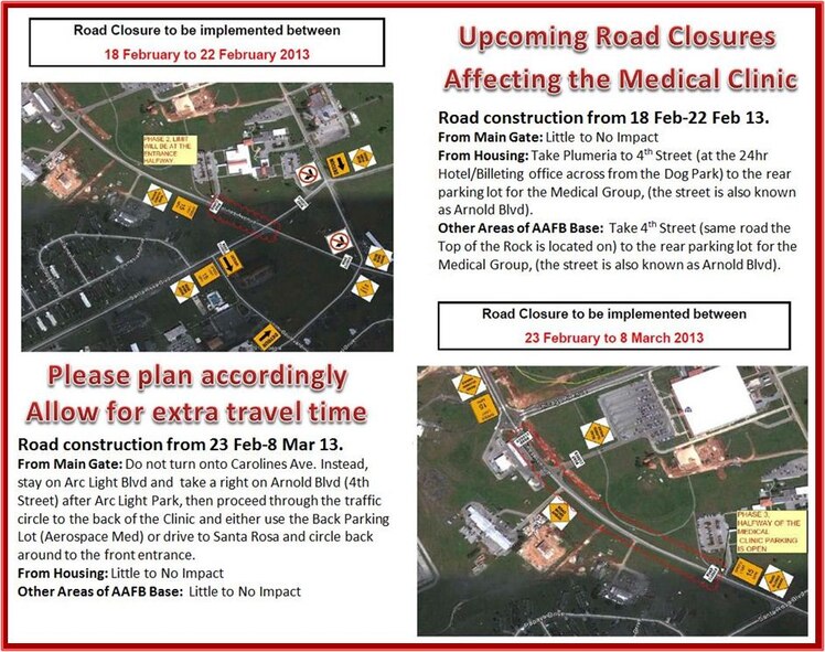 Medical Group Road Closure