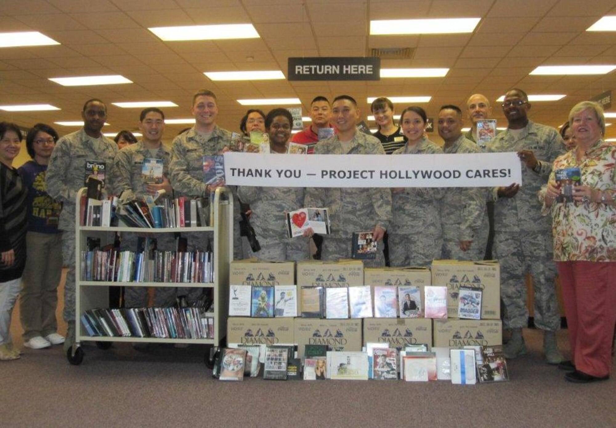 Kadena library receives media donation > Kadena Air Base > Article Display