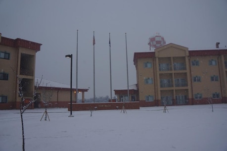 First snowfall of the year 