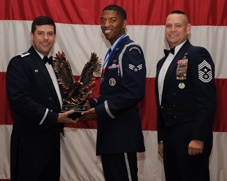 Senior Airman Austyn Mason, Honor Guard Bravo Flight, 2nd Bomb Wing Honor Guard Member of the Year. (U.S. Air Force photo/Senior Airman Sean Martin)