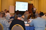 Nurse case managers, first sergeants and commanders from across the Army receive  Performance and Resilience Enhancement Program training Feb. 7 and 8 at the Hilton San Antonio Airport hotel. (Photo by Lori Newman, JBSA-Fort Sam Houston Public Affairs)