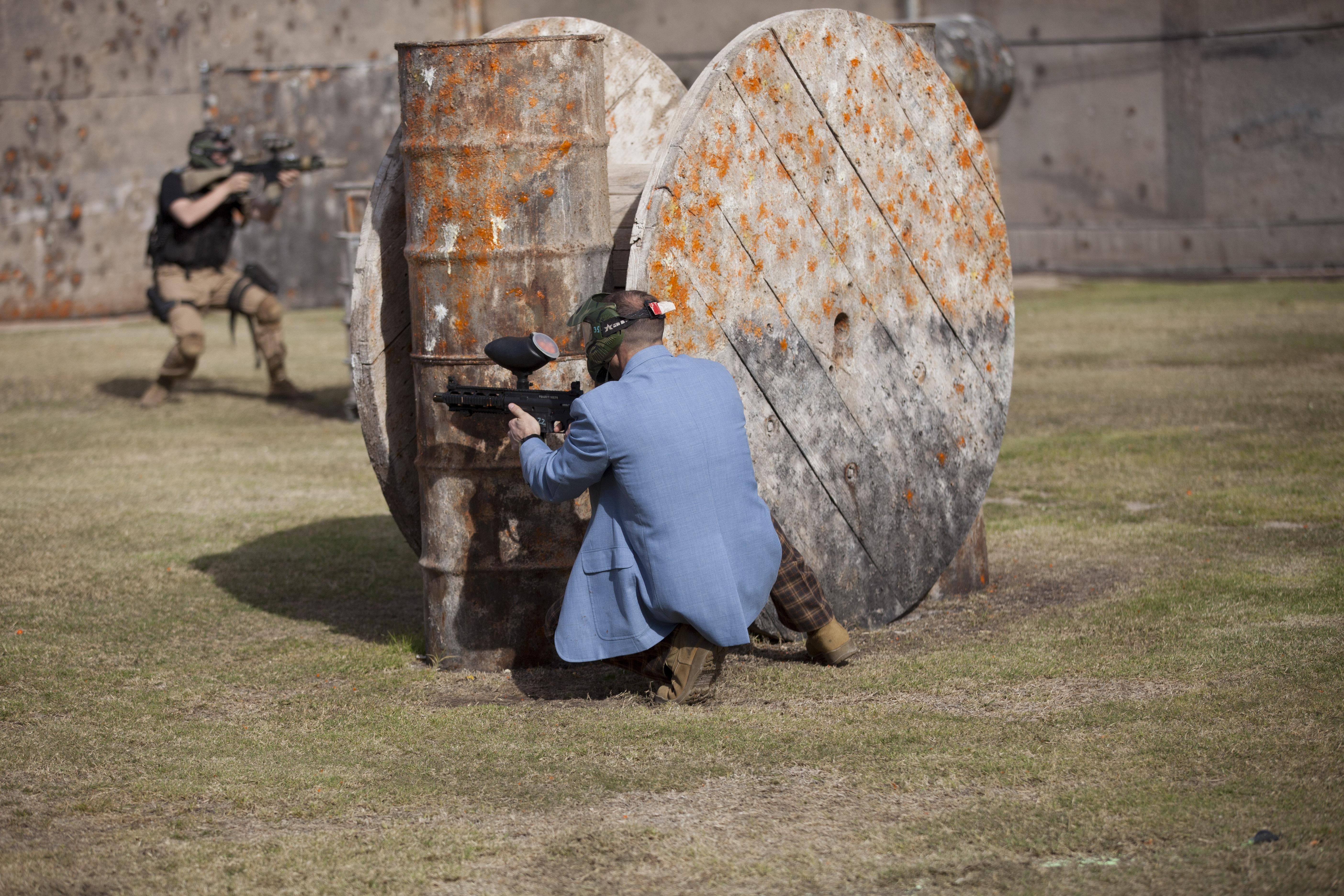 Yuma Squadron Goes Head to Head in Paintball