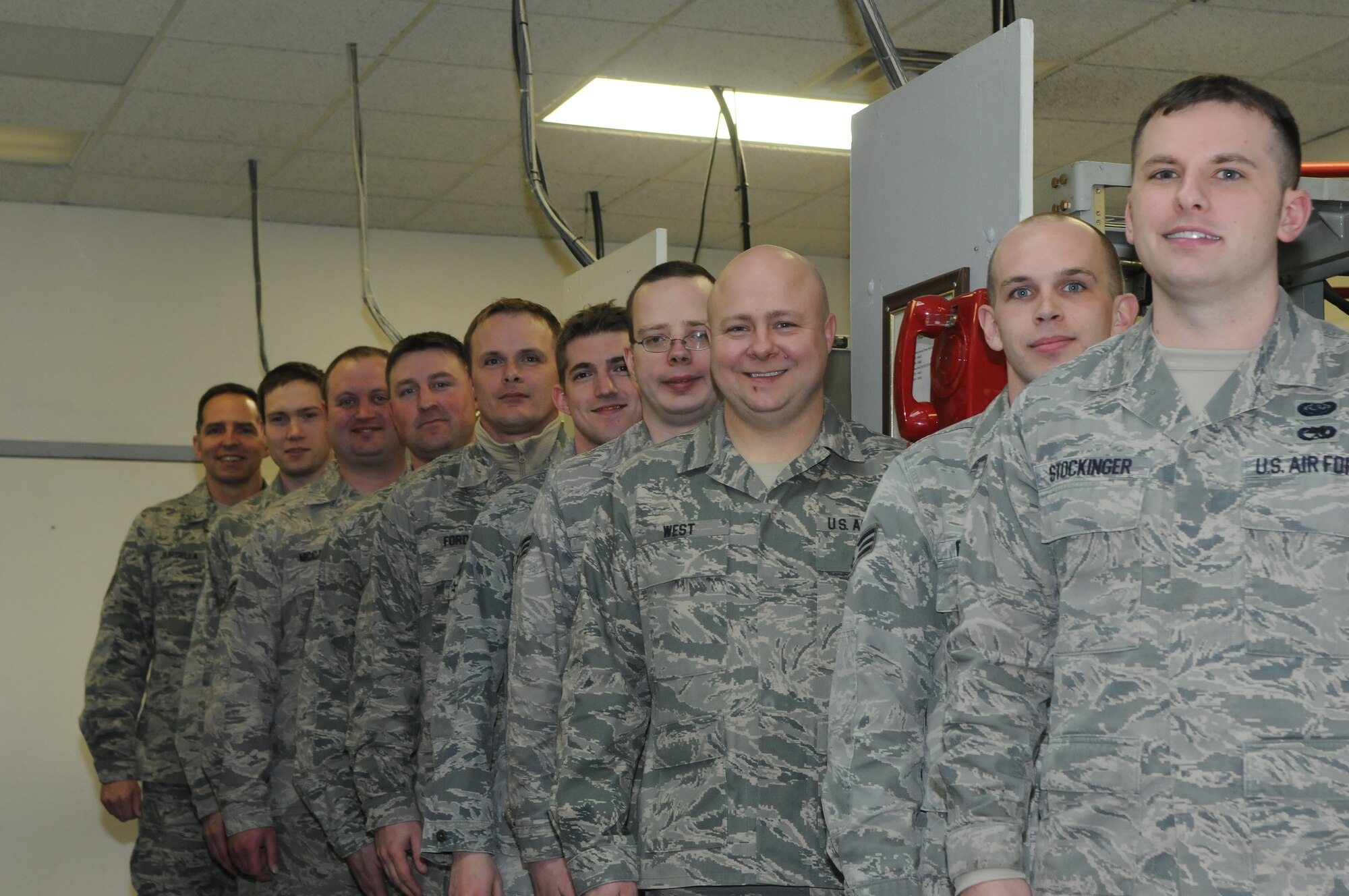MINOT AIR FORCE BASE, N.D. -- The Air Traffic Control and Landing Systems section consists of 10 personnel responsible for maintaining $18.5 million in vital airfield systems and radar equipment. They ensure accurate and reliable air traffic control communications coverage of 126,000 square miles for 25,000 military and commercial flights annually. They perform maintenance to the National Weather Service's Next-Generation Radar, which provides weather radar data to North Dakota and eastern Minnesota. They also support ground radio and radar systems for the 5th Bomb Wing, 91st Missile Wing, Minot International Airport and the remote Radar Approach Control located at Ellsworth AFB, S.D. (Photo courtesy of the Command Chief's Office)