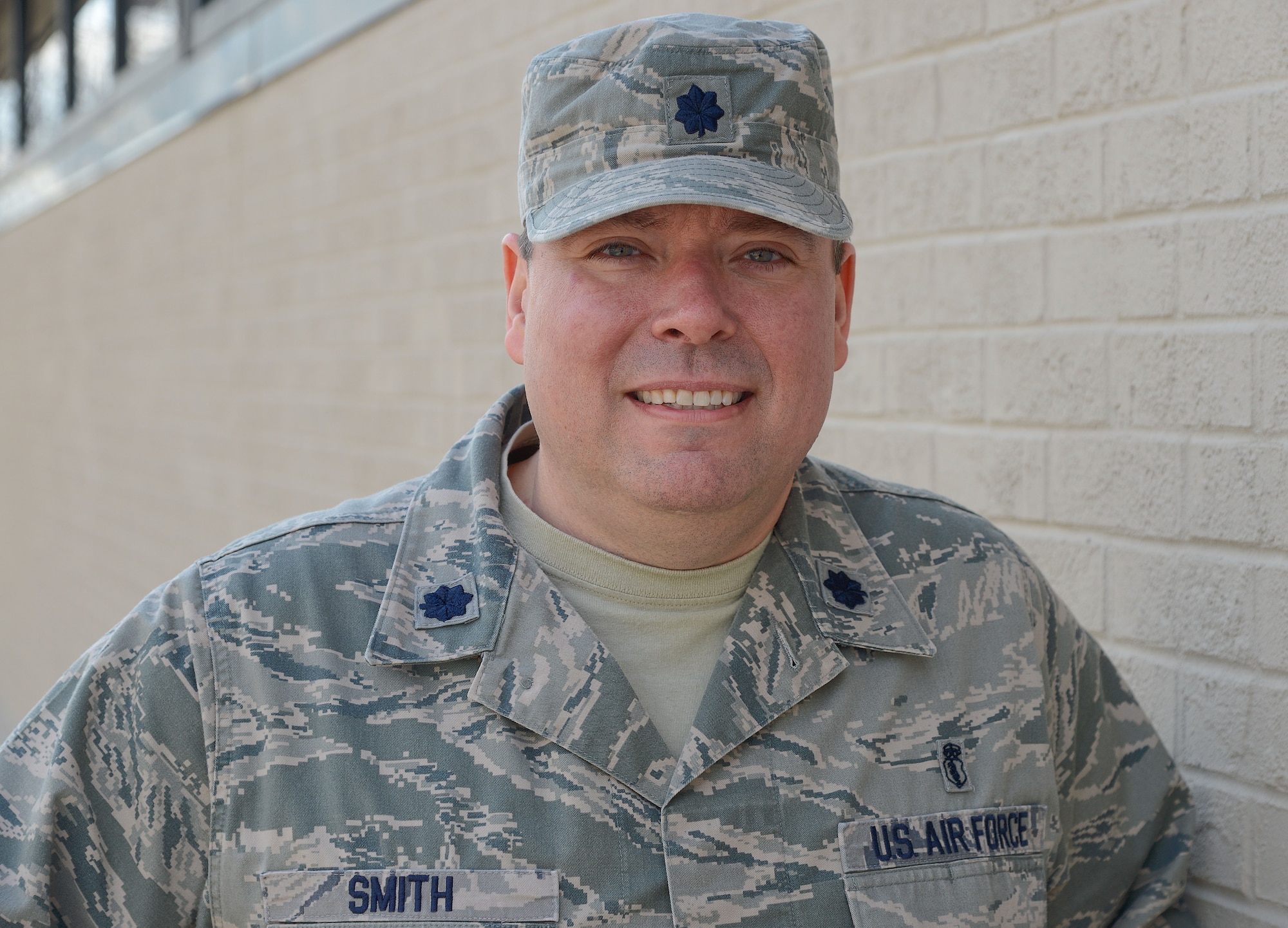 Air Mobility Command Annual Award winner Lt. Col. Darrell Smith, commander 436th Dental Squadron, Dover Air Force Base, Del., Feb. 20, 2013. (U.S. Air Force photo/Greg L. Davis)