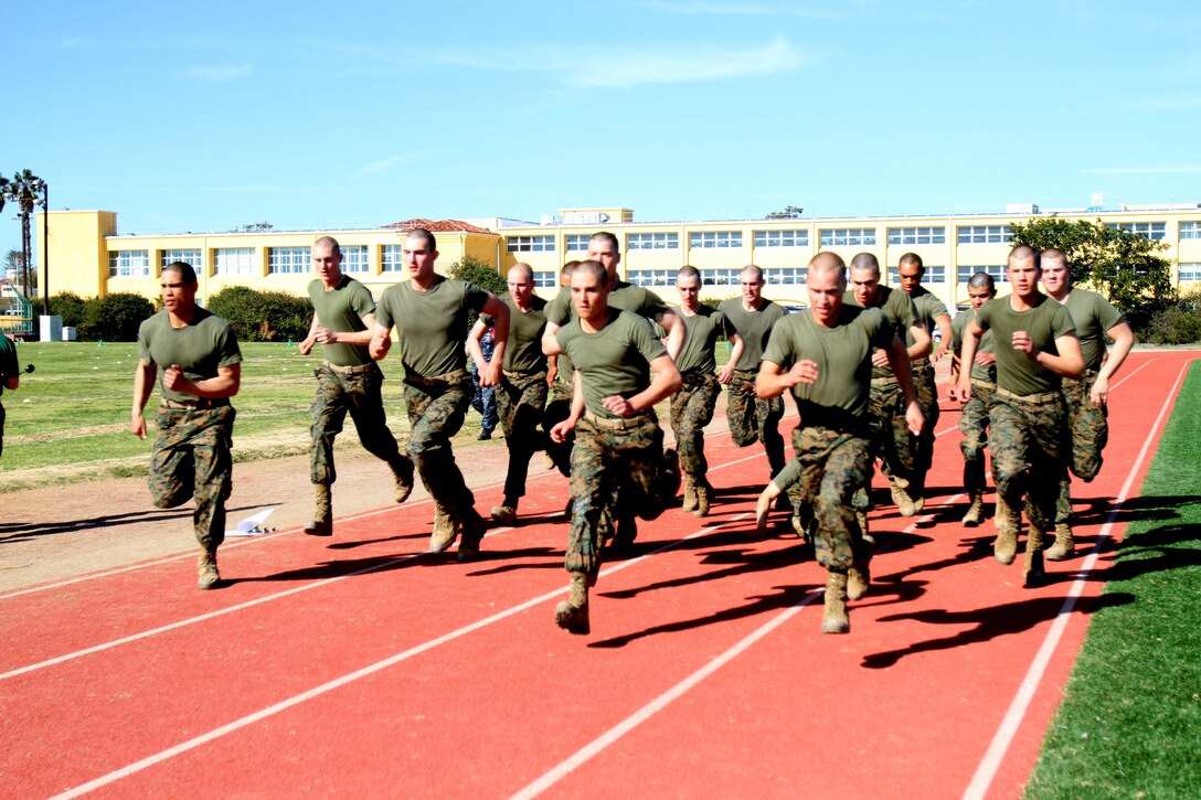 Final CFT tests Co. G recruits' fitness level