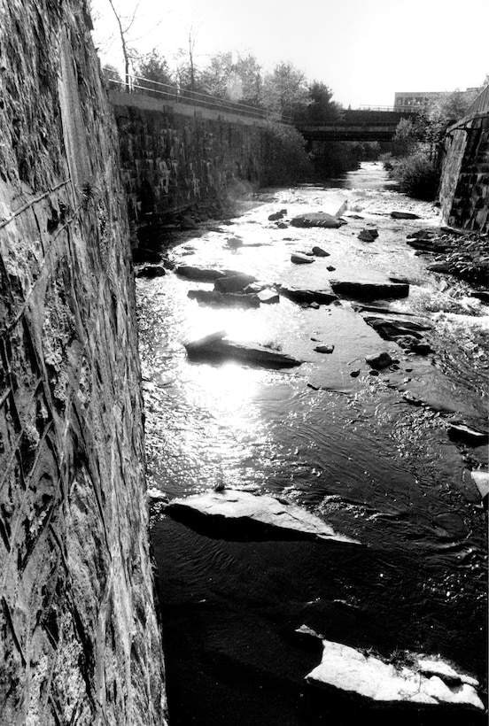 Torrington LPP west  branch. Located in Torrington along the lower reach of the Naugatuck River's west branch, CT.