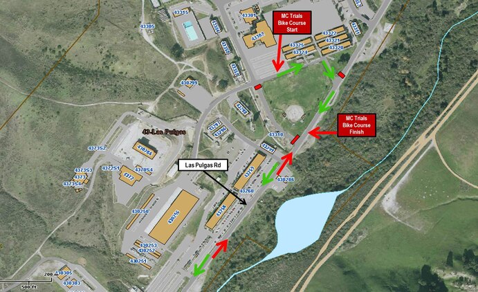 Las Pulgas will offer detours for local access, and will host the start and finish of the race here March 3.