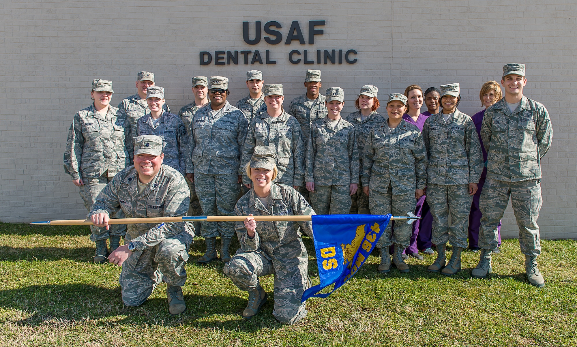 The 436th Dental Squadron recently won the AMC Medium Dental Clinic of the Year Award. (U.S. Air Force photo/Maj. Julie Johnson)