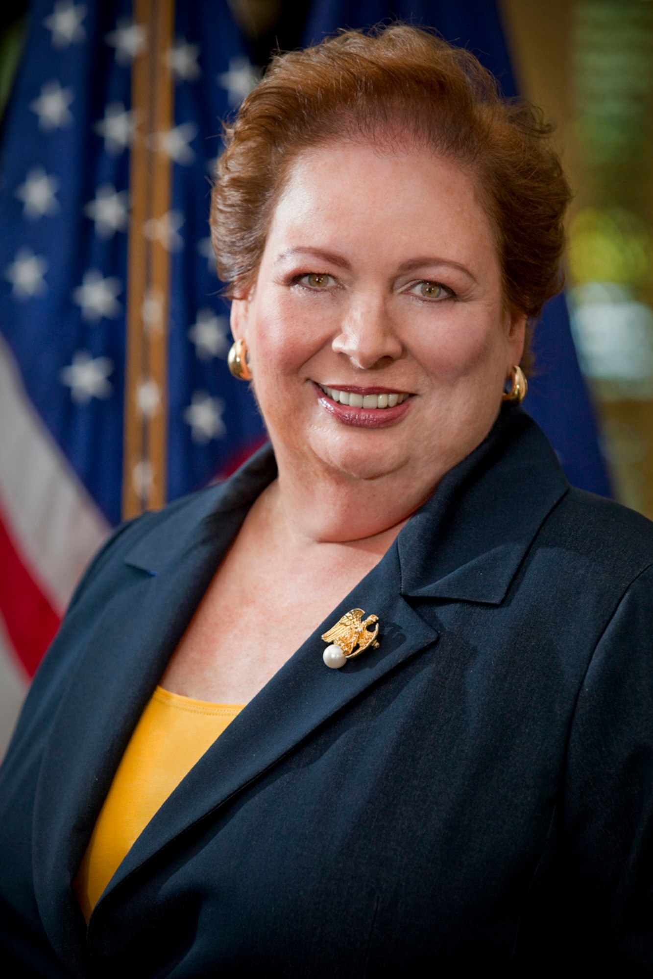 Offiicial photo of Ambassador Mari Carmen Aponte.  (Image courtesy of U.S. Embassy San Salvador)