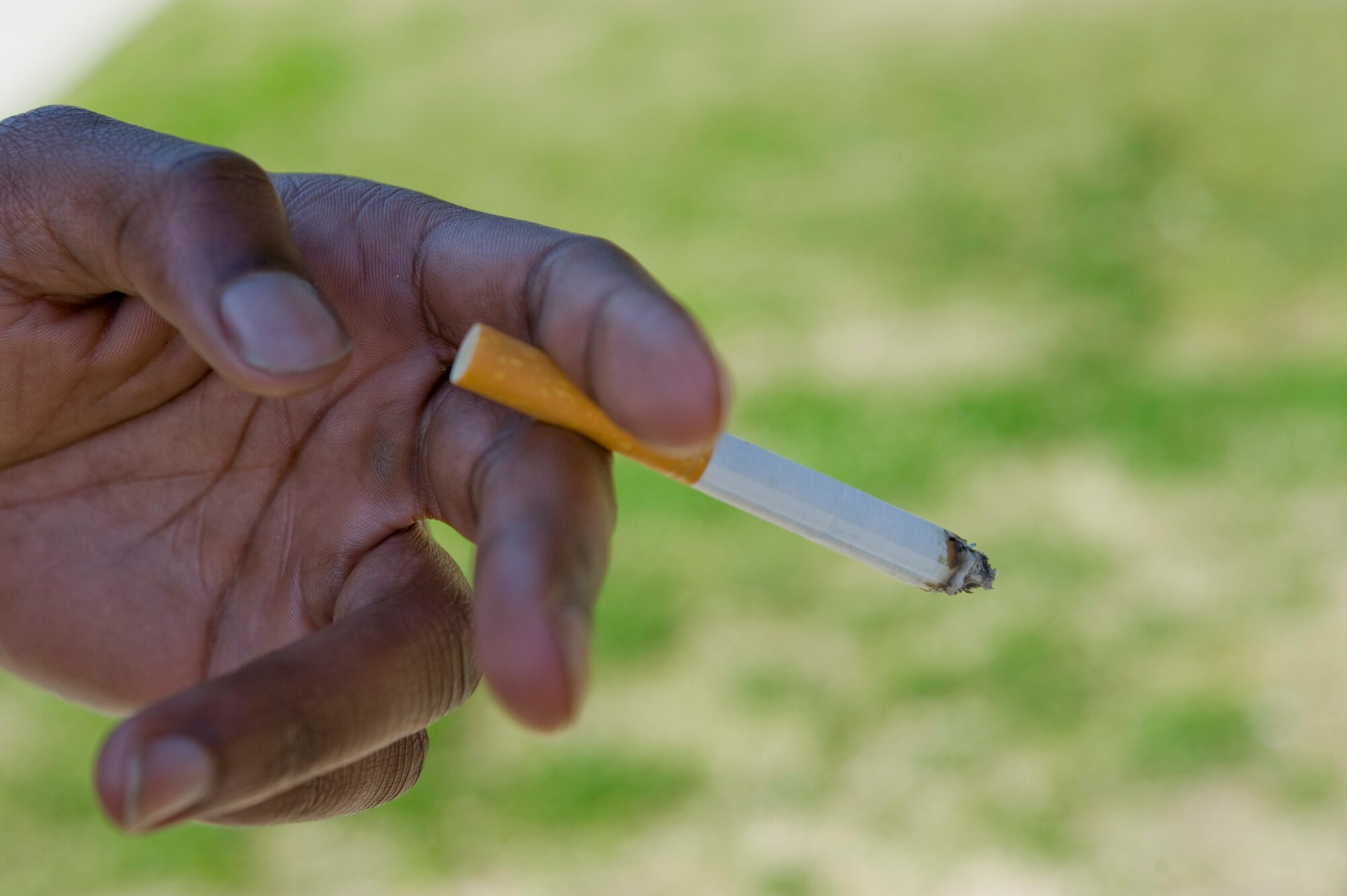 Smoking can be a difficult habit to kick, but there is help available for those wishing to give it up. The Health and Wellness Center offers tips, classes and even medicine to help eliminate cravings and help members quit smoking. (U.S. Air Force photo by Senior Airman Anthony Sanchelli/Released)