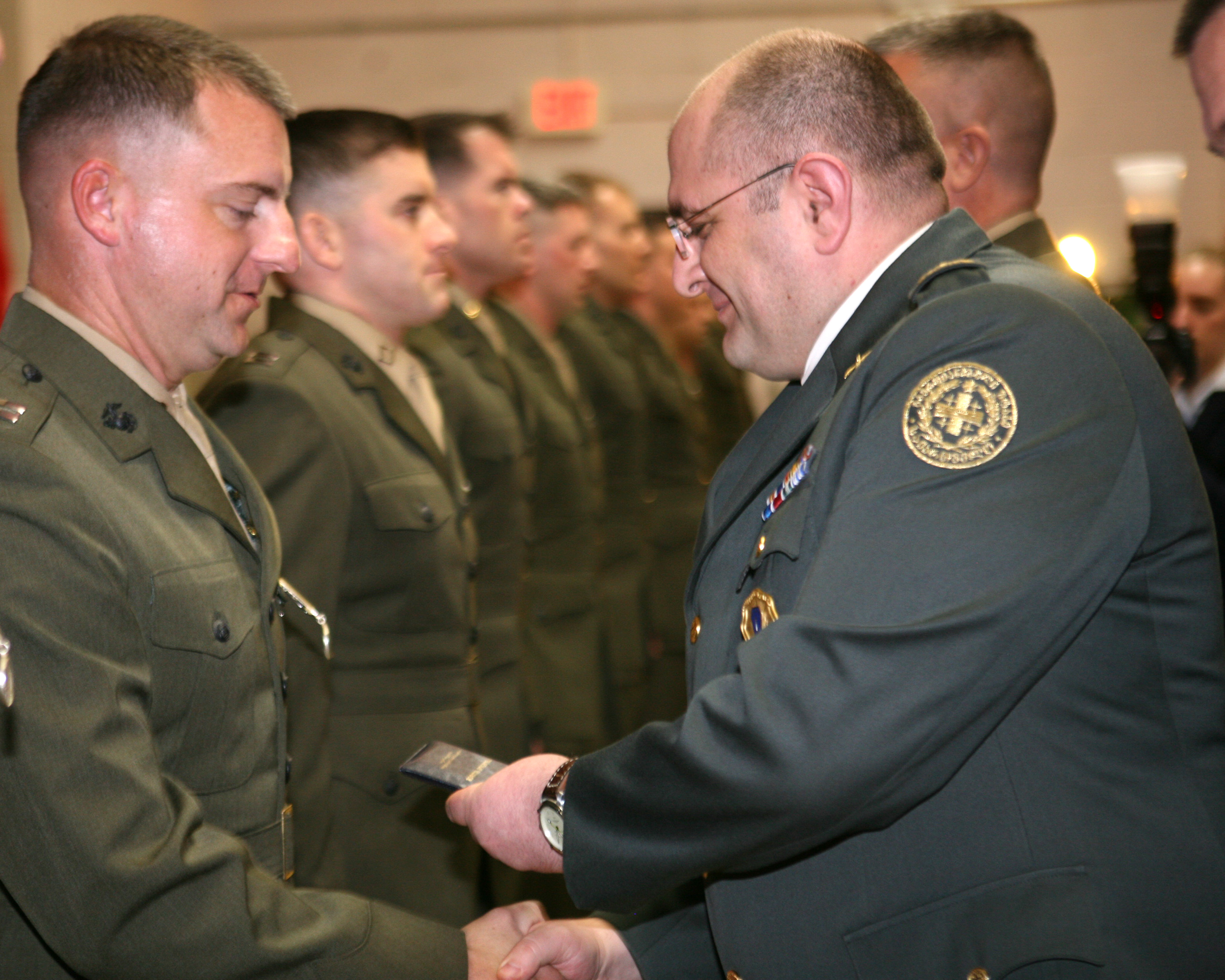Republic of MOD, ACMC Recognize Marines and Sailor for GDPISAF