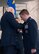 Lt. Col. J. Scot Heathman (right) receives a Commander's Pin from Col. Thomas J. Riney, 22nd Operations Group Commander, after assuming command of the 64th Air Refueling Squadron during a formal ceremony, Pease Air National Guard Base, N.H., February 28, 2013.  (National Guard photo by Walter Santos/Released)