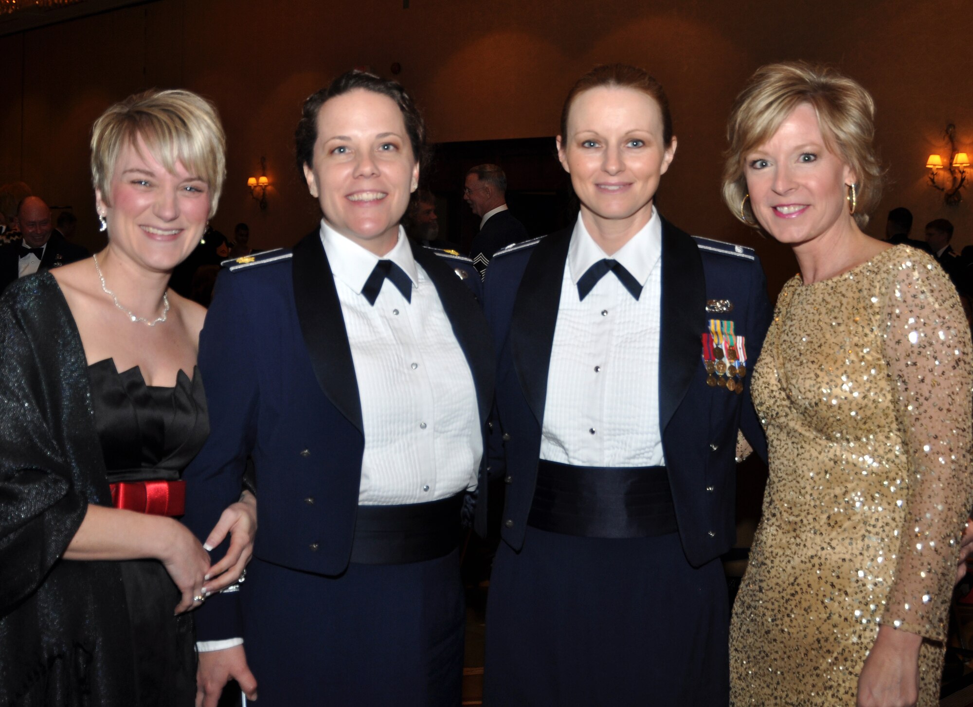 It was another sell-out crowd that attended the 301st Fighter Wing Annual Awards Banquet at the Hilton in downtown Fort Worth Feb. 2. Yearly awards were given to Air Force Reservists for Airman, NCO, Senior NCO, 1st Sgt., Company Grade Officer and Field Grade Officer as well as three Civilan of the Year awards and the Henry D. Green award for community service. 