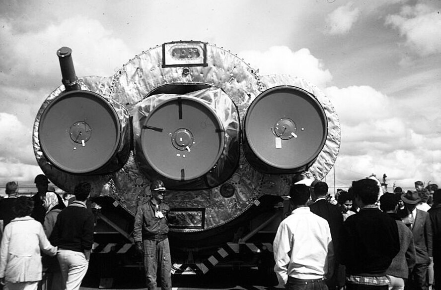 The Air Force awarded Convair a contract in September 1951 to begin design of a ballistic missile. Air Force officials awarded a contract for propulsion system for the Atlas ICBM to the Rocketdyne Division of North American Aviation, Inc., on Feb. 26, 1954. Rocketdyne already possessed invaluable propulsion system experience derived from its development of the engine employed on the Navaho missile. The first Atlas flight took place June 11, 1957. The Atlas D was the first operational missile and the first Atlas D squadron achieved initial operational capability in March 1961. After the Minuteman become operational in early 1963, the Atlas became rapidly obsolete. By October 1964, all Atlas D missiles had been phased out, followed by the Atlas E/F in April 1965. About 350 Atlas ICBMs of all versions were built, with a peak deployment of 129 (30 D, 27 E, 72 F). 