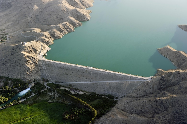 Dahla Dam, constructed in 1952, is the primary source of irrigation for Kandahar province. The U.S. Army Corps of Engineers awarded a contract to repair and replace water control features to improve operational reliability and safety at the dam.