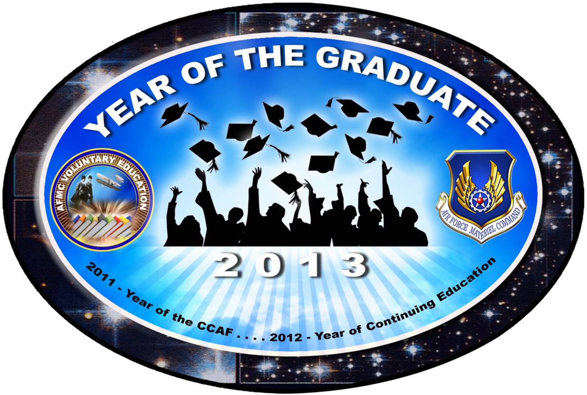 2013 is AFMC's Year of the Graduate. (U.S. Air Force graphic)