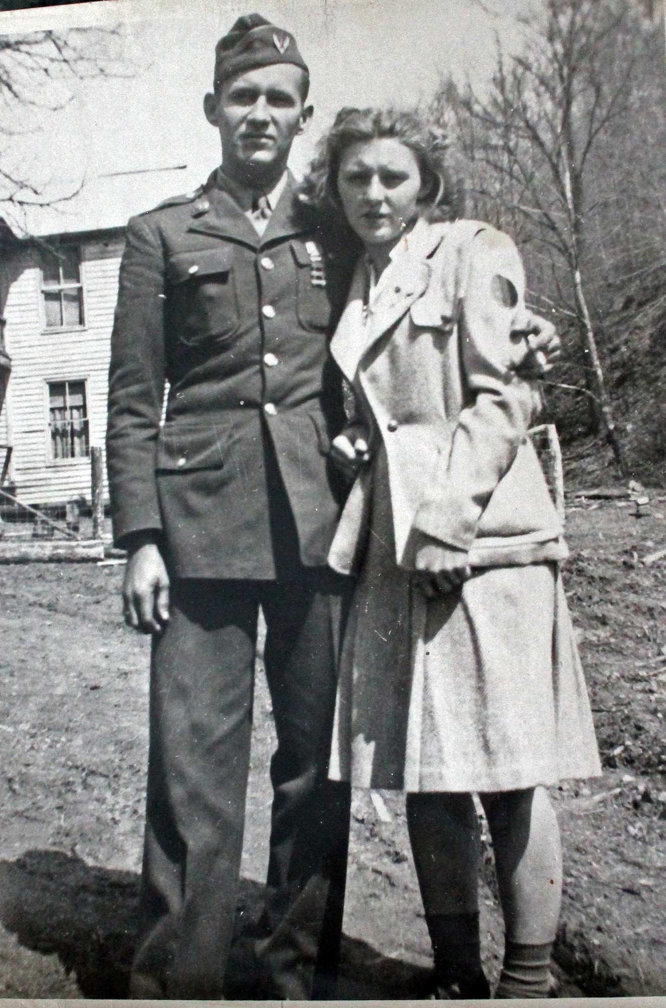 WWII Veteran, Hobert Yeager, was drafted in 1943 and served in the Pacific Theater where he fought battles on Leyte Island with the 21st Infantry Regiment which counted 2,133 enemy kills and 14 captured prisoners (42% of the division total). He received two purple hearts from wounds incurred during the battles and was sent to help occupied Japan in late 1945.
