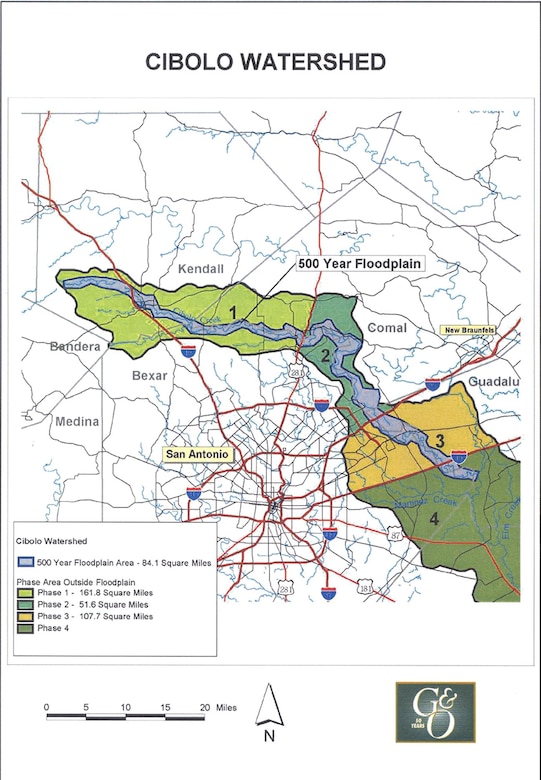 EDYS simulations at Cibolo Creek established the existing hydrologic, engineering, economic, and environmental conditions of the floodplain and surrounding areas and helped to create a plan that reduced flood damage and increased base flow stability. 