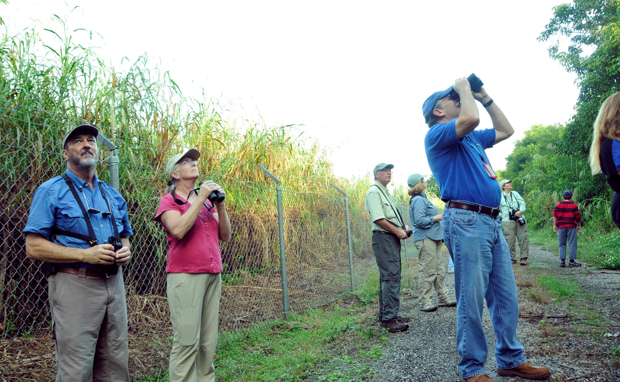 Birders participating in the 2012 Christmas Bird Count at Homestead Air Reserve Base, Fla., Dec. 9. As a National Audubon society program, the Christmas Bird Count is an annual event, more than a century old, that takes place across the country, where tens of thousands of volunteers, students, scientists, and bird enthusiasts turn their heads to the sky in the name of conservation. Audubon and other organizations use data collected in this wildlife census to assess the health of bird populations and to help guide conservation action. (U.S. Air Force photo/Senior Airman Jacob Jimenez)
