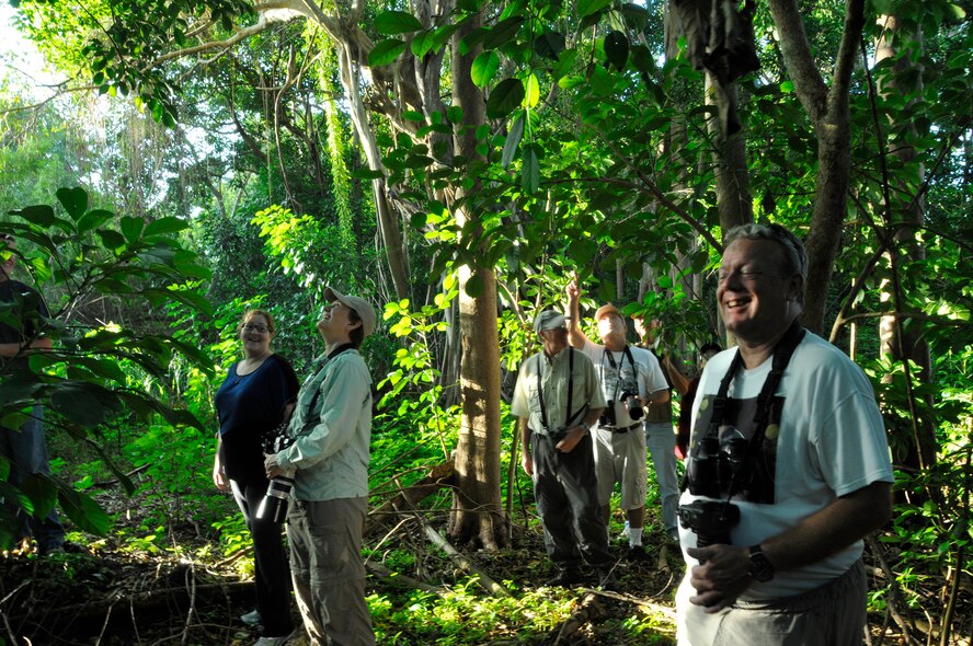 Birders participating in the 2012 Christmas Bird Count at Homestead Air Reserve Base, Fla., Dec. 9. As a National Audubon society program, the Christmas Bird Count is an annual event, more than a century old, that takes place across the country, where tens of thousands of volunteers, students, scientists, and bird enthusiasts turn their heads to the sky in the name of conservation. Audubon and other organizations use data collected in this wildlife census to assess the health of bird populations and to help guide conservation action. (U.S. Air Force photo/Senior Airman Jacob Jimenez)