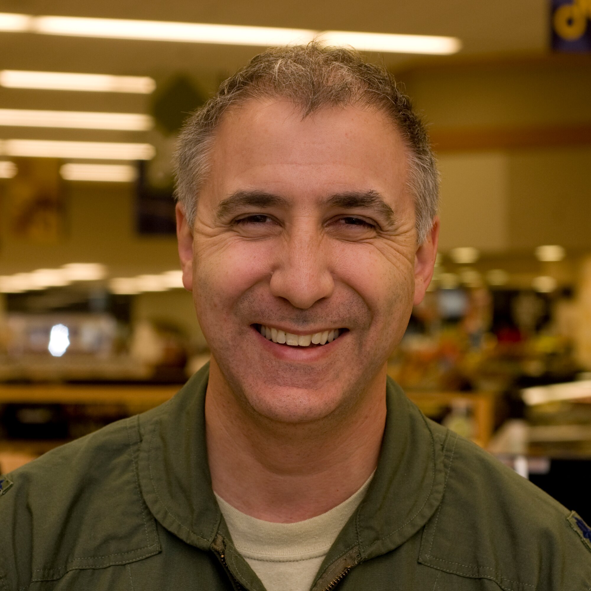 “Keep working out.” Lt. Col. Stephen Coppi, combat systems operator of 5th Special Operations Squadron