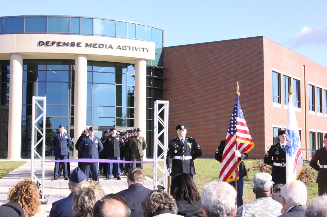 The Defense Media Activity at Fort Meade officially opens its new headquarters. The $65.3-million, 178,000-square-foot building, constructed by the Baltimore District, will house more than 650 personnel. 