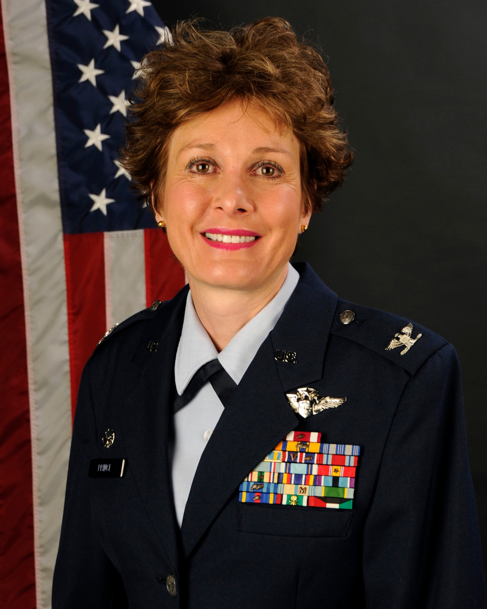 Portrait of Col. Theresa Prince, the commander of the 169th Medical Group at McEntire Joint National Guard Base, S.C., Dec. 13, 2012.  (National Guard photo by Senior Master Sgt. Edward Snyder/Released)