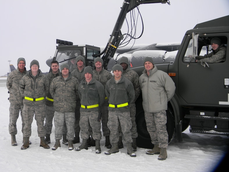 The 5th Aircraft Maintenance Squadron consists of 2 Aircraft Maintenance unit Specialist Sections the 23d and 69th AMU with a total of 237 maintenance professionals spanning across 6 Air Force specialties including Communications/Navigation, Instruments/Flight Controls, Electronic 
Counter Measures, Jet Engine Mechanics, Hydraulics and Electrical/Environmental systems. Each contributes to bombs on target through expertly troubleshooting their systems on the mighty B-52H Stratofortress, the USAF's longest flying and premiere bomber. In addition to their primary duties, the Specialist sections assist with the shared flightline tasks of aircraft tow, deicing, wash, refuel, defuel and jacking. “One Team One Fight”.
