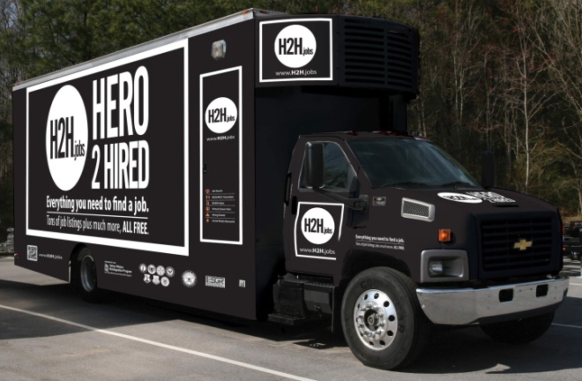 The“Hero 2 Hired” mobile job store is scheduled to be at Peterson AFB Jan. 22-23 offering services for all DOD ID cardholders. (Courtesy photo)