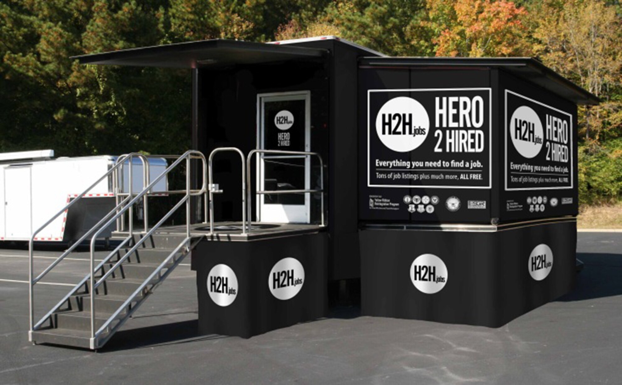 The“Hero 2 Hired” mobile job store is scheduled to be at the Peterson Club parking lot (260 Glasgow Ave., building 1013) Tuesday and Wednesday, Jan. 22-23 from 10 a.m. to 4 p.m. (Courtesy photo)