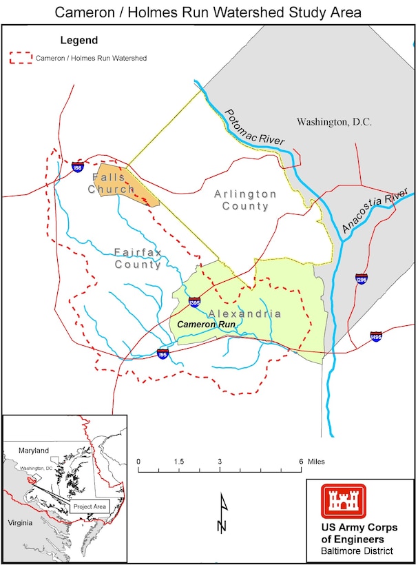 Cameron Run and Holmes Run Watershed