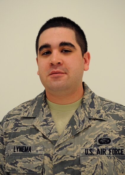 Senior Airman Justin Lynema, 2nd Force Support Squadron formal training manager, "My New Year's resolution is to receive my Community College of the Air Force degree. I will maintain my resolution by continuing to take two classes a semester." (U.S. Air Force photo/Airman 1st Class Benjamin Gonsier)
