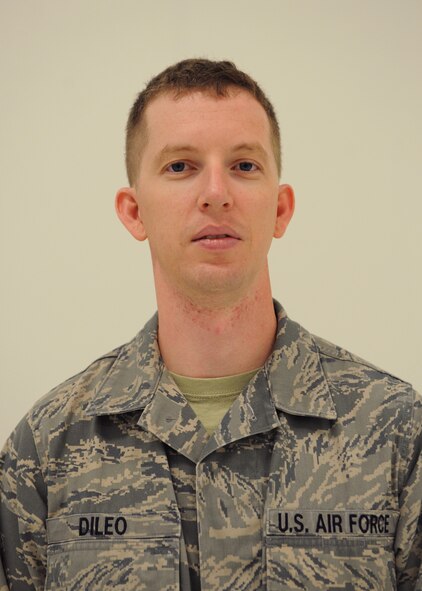 Staff Sgt. Charles DiLeo, 2nd Maintenance Operations Squadron weapon system coordinator, "My New Year's resolution is to get my 7-level and start on my bachelor's degree. I will maintain my resolution to better support my family." (U.S. Air Force photo/Airman 1st Class Benjamin Gonsier)
