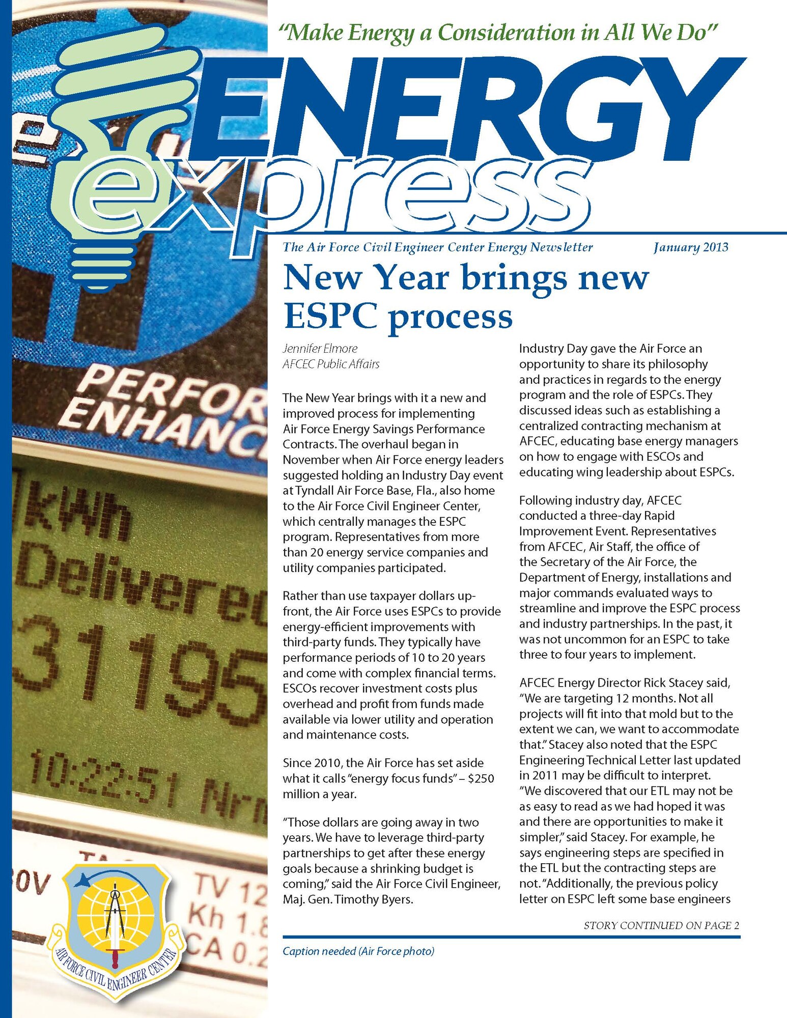 January 2013 energy Express