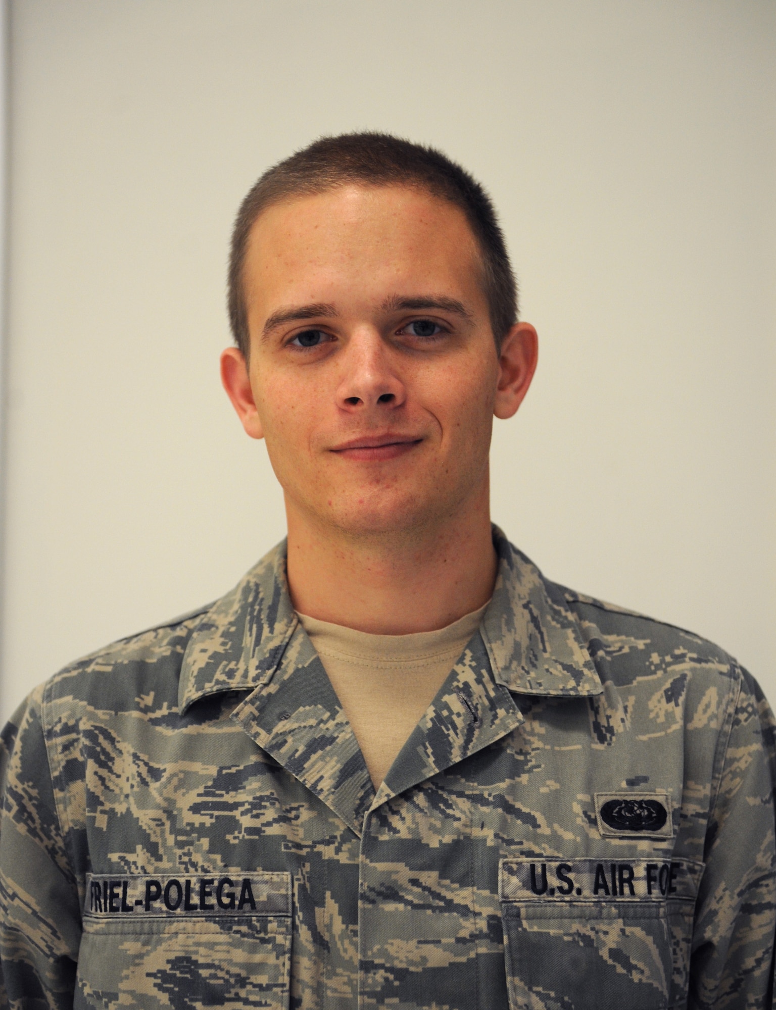 Senior Airman Daniel Friel-Polega, 2nd Communications Squadron cyber transport technician, "My New Year's resolution is to go to the gym more and eat better. I will maintain my resolution through pure willpower." (U.S. Air Force photo/Airman 1st Class Benjamin Gonsier)
