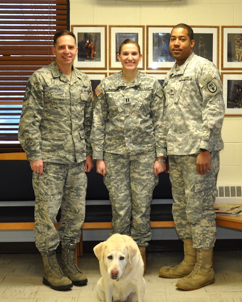 MINOT AIR FORCE BASE, N.D.-- The Minot AFB Veterinary Treatment Facility is staffed by the U.S. Army Public Health Command. They are responsible for providing comprehensive veterinary medical, surgical and dental support to the Military Working Dogs of Minot AFB. The facility also provides veterinary public health support to Minot AFB and the Department of Defense through food safety and defense inspections as well as zoonotic disease control, animal bite investigations and education. As time allows, the VTF also provides outpatient veterinary care to Airman’s four-legged family members. (U.S. Air Force Photo/ Courtesy Photo) 
