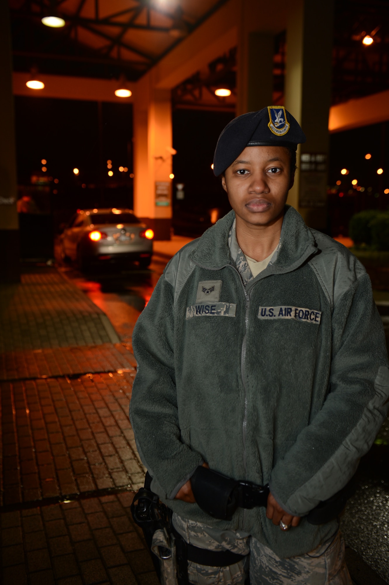 SPANGDAHLEM AIR BASE, Germany -- Senior Airman Jazelle M. Wise, 52nd Security Forces Squadron alarm monitor, is the Super Saber Performer for the week of Jan. 10 – 16. (U.S. Air Force photo by Airman 1st Class Gustavo Castillo/Released)

