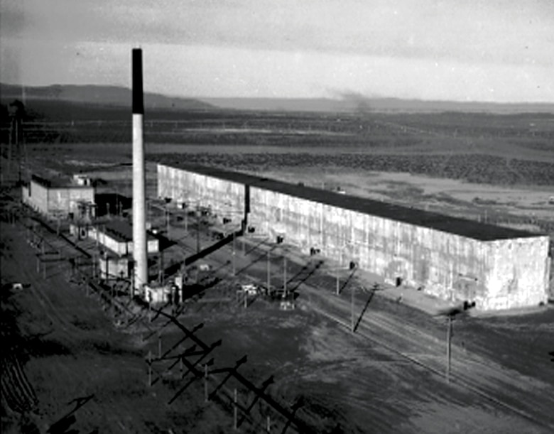 B Reactor was the first reactor built on the Hanford Site and was also the first full-scale reactor in the world (pictured above, “T” plant building). 