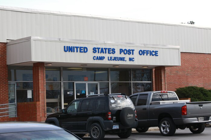The main post office aboard Camp Lejeune, N.C., is serving as the testing ground for the use of point of sale terminals in the military, which are expected to be implemented elsewhere beginning in March 2013. The post office is also the first within the Marine Corps at which Marines and civilians work together in the finance section. 